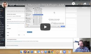 Mammoth DOCX WordPress