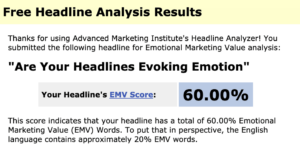 Online Headline Analyzer