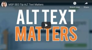 Alt Text Is Required For Effective SEO